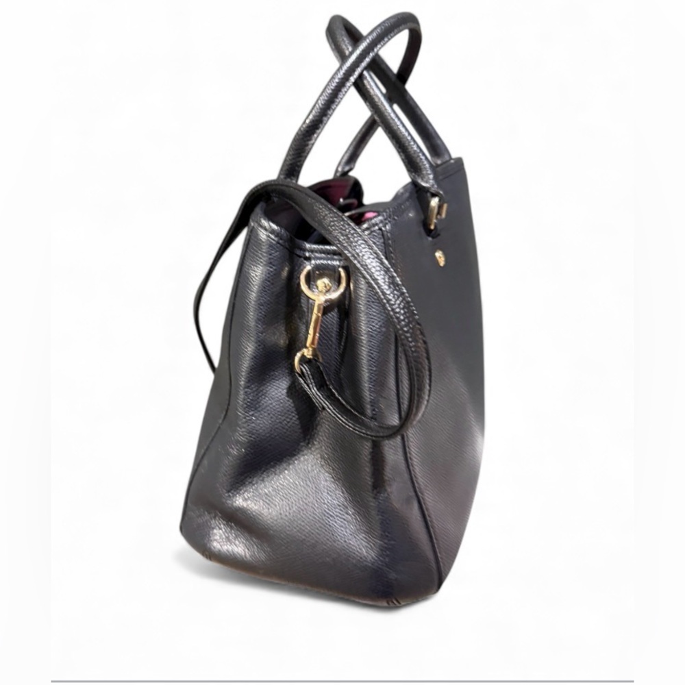 SOLD ‼️Coach Margot Carryall Leather Bag-Preowned W Unbranded Crossbody Strap - Picture 3 of 11